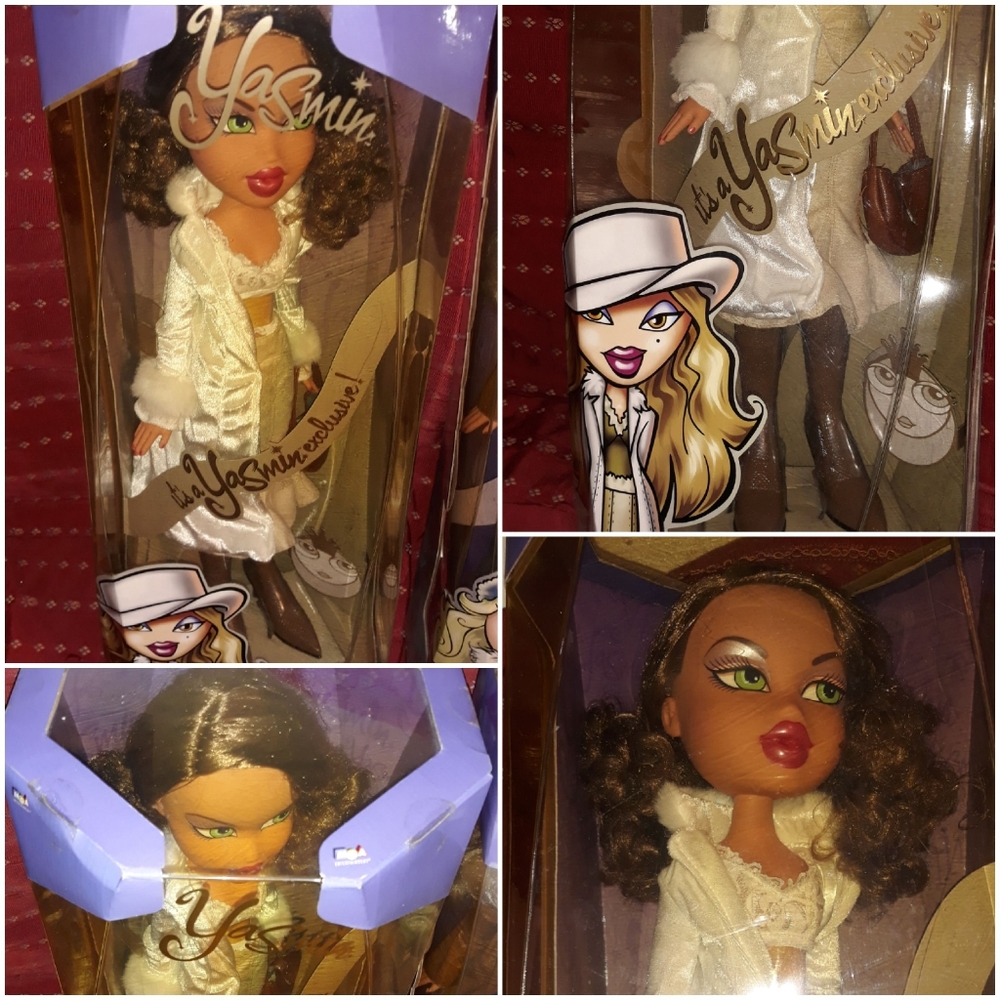 NIB Big Bratz Yasmin Exclusive Collector Doll 2003 w/Boots & Handbag 24" Tall